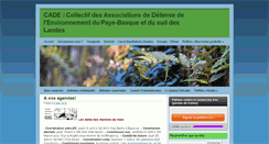 Desktop Screenshot of cade-environnement.org